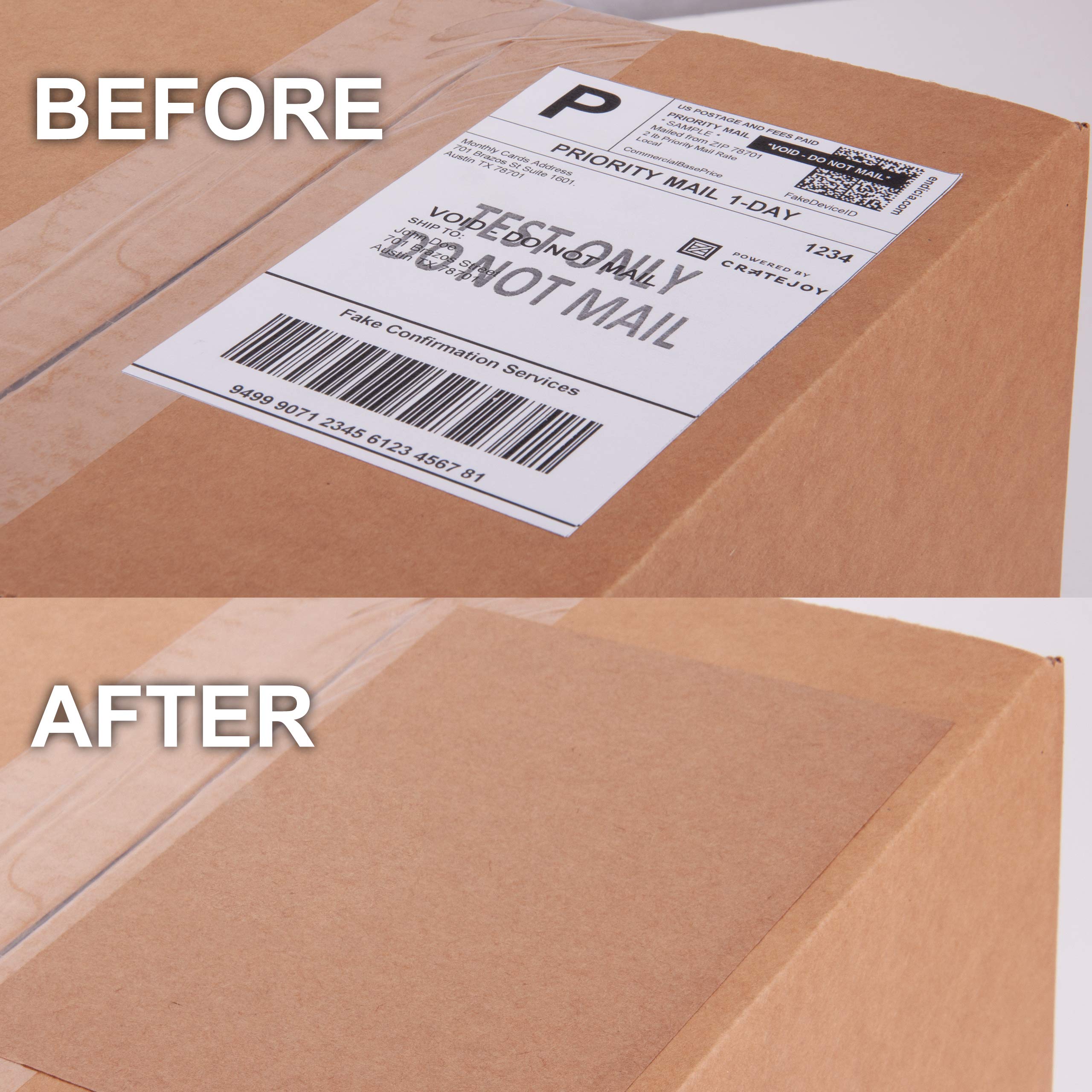 Kraft 4 X 6 Stickers 250 Labels for Packages, Cover Up Labels, Decoration and Crafts (1 Roll) - Image 3