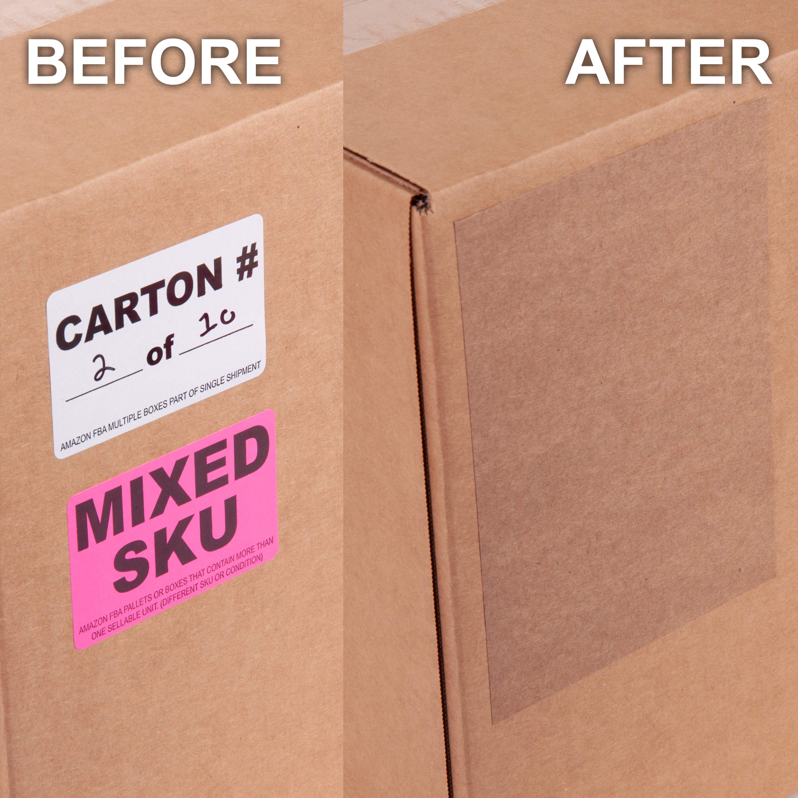 Kraft 4 X 6 Stickers 250 Labels for Packages, Cover Up Labels, Decoration and Crafts (1 Roll) - Image 4